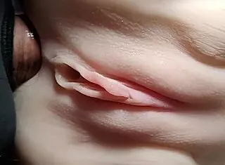 Crisp close-ups show double penetration fucking with shaved pussy and toys on sexy doll!