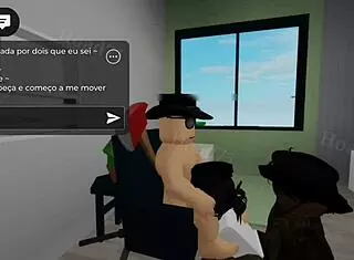 Goth Chick with Big Tits Dominates Intense Threesome Sex in Parents' House at Brookhaven