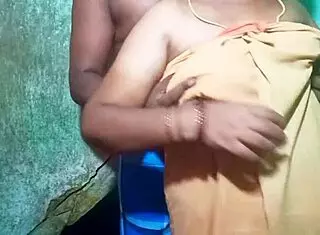 Desi housewife gets fucked bent over doggystyle by husband in bathroom homemade video