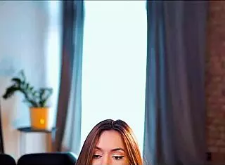 Wow Her Body Is Amazing Skinny Whore In Yoga Webcam Session With Intense Moves