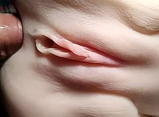 Crisp close-ups show double penetration fucking with shaved pussy and toys on sexy doll!