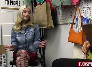 Sweet and innocent emma rosie confesses with extra cock sucking deepthroat and petite blonde pussy fuck at office.