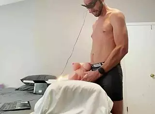 Vibrating torso doll unboxed