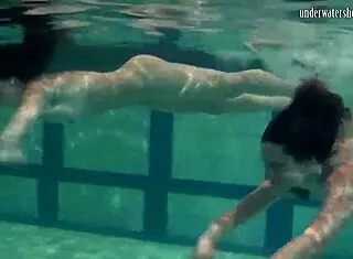 hey ivetta, katka, and barbara, ready for some hot underwater lesbian fun?