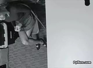 Sporty Blonde Thief Fucked On Action Camera