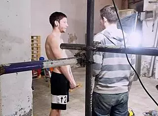 Oh man, young gay alex faux is like restrained for this rough anal play with toys and domination...