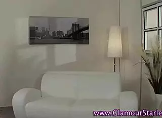 Glam lesbians rub cunts in classy satin with fingering high definition