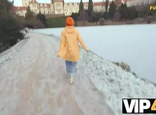 Innocent couple by the lake discovers wild threesome with a seductive stranger