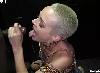 You Sure Fucking Love Swallowing Cum Sidra Through Gloryhole With Big Cock Cumshot In Mouth