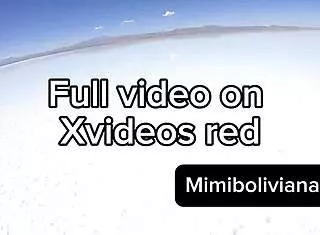 creampie adventure unfolds in the vast bolivian salar de uyuni salt flats