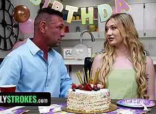 Deviant stepdaddy, deflower your innocent teen 18+ stepdaughter right on her 18th birthday!