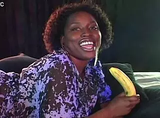 second banana starts with an introduction featuring black big natural tits in casting interview