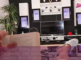 German Naughty Cleaning Lady Seduces Homeowner for Bareback Action with Creampie