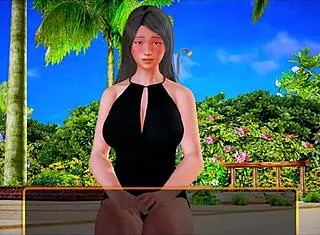 I explore my new family with brunette milf and redhead in game 398.