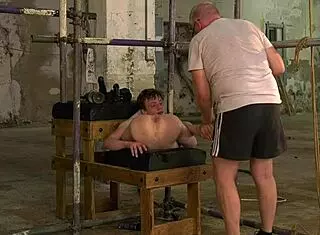 Oh man, young gay alex faux is like restrained for this rough anal play with toys and domination...