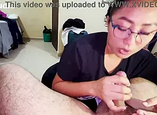 i feel so sensual giving this cute latina housewife a facial cumshot. my sexy putita frida sucks cock richly in homemade swingers fun.