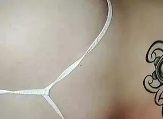 Big ass Latina bends over in thong for doggystyle action