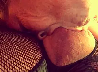 Granny Carmen Claus Delivers Classic Christmas Cocksucking In Retro Cosplay