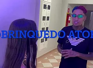 petite latina calls building guy for a job and pays him with doggystyle bent over action