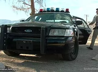 hey, check that big cock sheriff anal fucking those bound students outdoors in rough bdsm