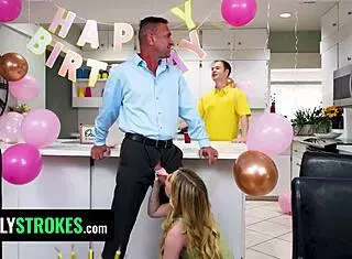 Deviant stepdaddy, deflower your innocent teen 18+ stepdaughter right on her 18th birthday!