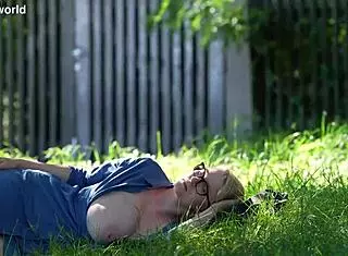 Hiking Trip Reveals Emotional Downblouse Saggy Tits And Public Exposure With Flashing Natural Breasts Outdoors