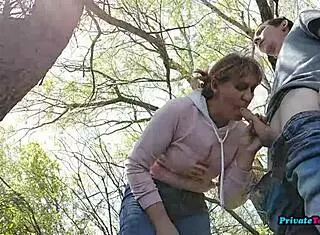 Every young 18+ guy craves mature woman for outdoor sex and blowjob passion!