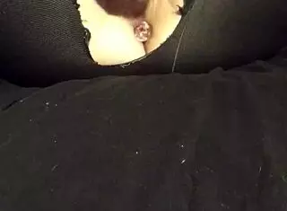 Bored slut wife pounds her tight pussy and squeezes the plug into her ass with dildo toys