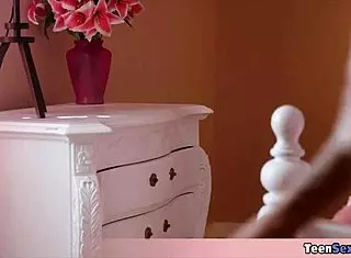 Skinny Petite 18+ Stepsis Teases In Sexy Lingerie!