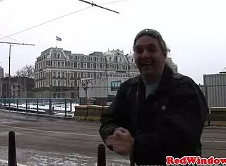 I hired Dutch hooker for doggystyle pounding until she got my cum spray.