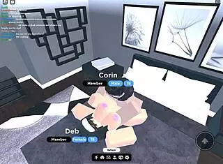 She bent over in the condo for rough doggystyle pounding.