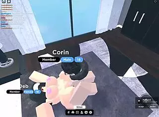 She bent over in the condo for rough doggystyle pounding.