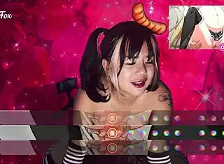 Bouncy tits faphero features exotiqfox as the solo gooner girl masturbating her ass on your cock in homemade high definition comic game.