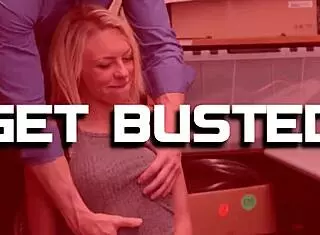 Security guard pounds cute brunette with monster cock in full movie doggystyle action.