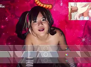 Bouncy tits faphero features exotiqfox as the solo gooner girl masturbating her ass on your cock in homemade high definition comic game.