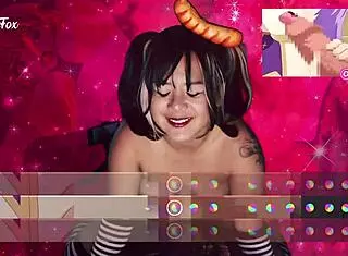 Bouncy tits faphero features exotiqfox as the solo gooner girl masturbating her ass on your cock in homemade high definition comic game.