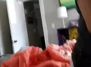 he loves getting that sloppy head from the interracial milf slut. then she rides him hard as a housewife cougar.