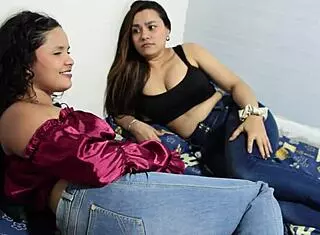 Sister-in-law fucks her sister's boyfriend in the shower with homemade mexican action