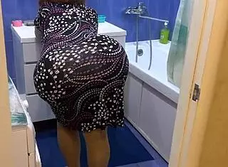 I expose my mature housewife ass with big natural tits for a monster cock to fuck deep in homemade anal action.