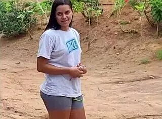 Delicious Brunette Teases Her Audience with Provocative Moves in Engaging Display