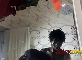 I helped my stepmom rub soap on her back!