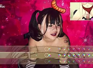 Bouncy tits faphero features exotiqfox as the solo gooner girl masturbating her ass on your cock in homemade high definition comic game.