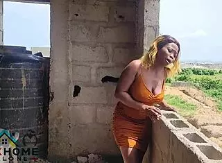 ghetto barbie finds herself horny needing black dick for outdoor public fix