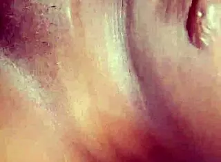 Petite shaved pussy babe enjoys riding huge black monster cock for deep pleasure