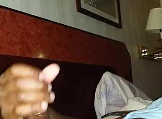 Jerking Off Sexy Black Dick Until I Cum in Intense Pov Action