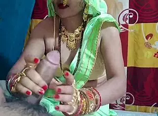 indian bride gets first time anal creampie from friend in bathroom on wedding night with dirty talk