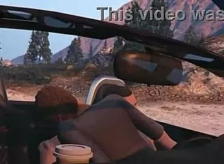 GTA 5 gameplay where Franklin picks up a hooker for car service