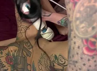 Hey, check out Leigh Raven, Lily Lane, and Nikki Hearts in this wild lesbian threesome with fingering and licking