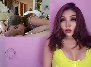 pequeña hermanastra infiel aprende sexo con su hermanastro y termina con creampie