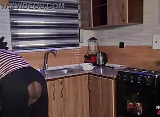 Is my cock standing tall enough for you, madam, with all this big ebony ass and monster action?